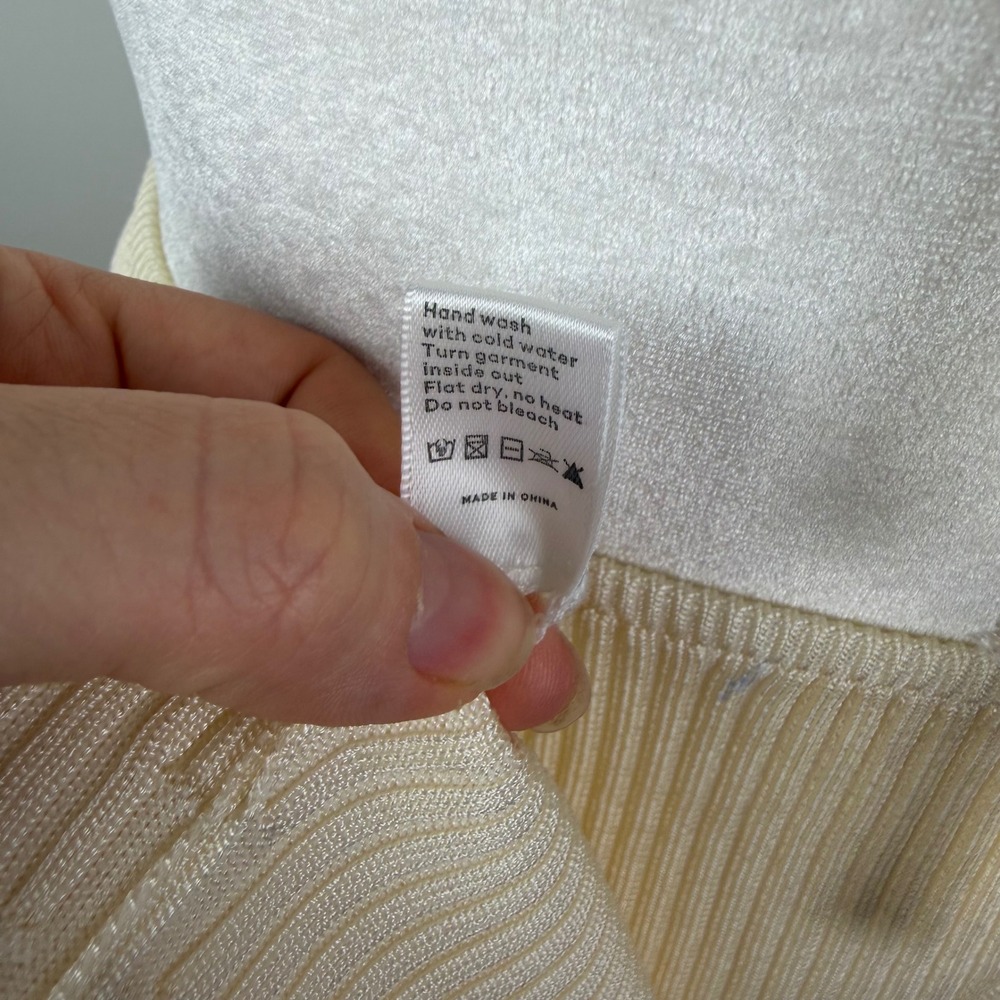 Cult Gaia Cameron Cutout Ribbed Knit Halter Neck‎ Midi Dress Size XS Vacation - Picture 12 of 15